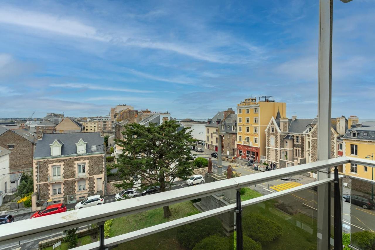 Le Petit Sillon - Joli T2 Renove Vue Mer Parking 圣马洛 外观 照片