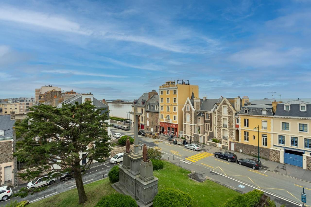 Le Petit Sillon - Joli T2 Renove Vue Mer Parking 圣马洛 外观 照片